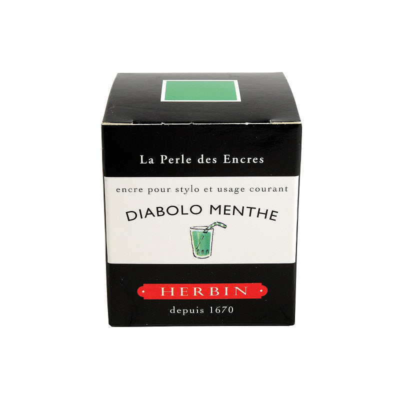 Herbin Ink - Diabolo Menthe - 30ml Bottled Ink | Atlas Stationers.