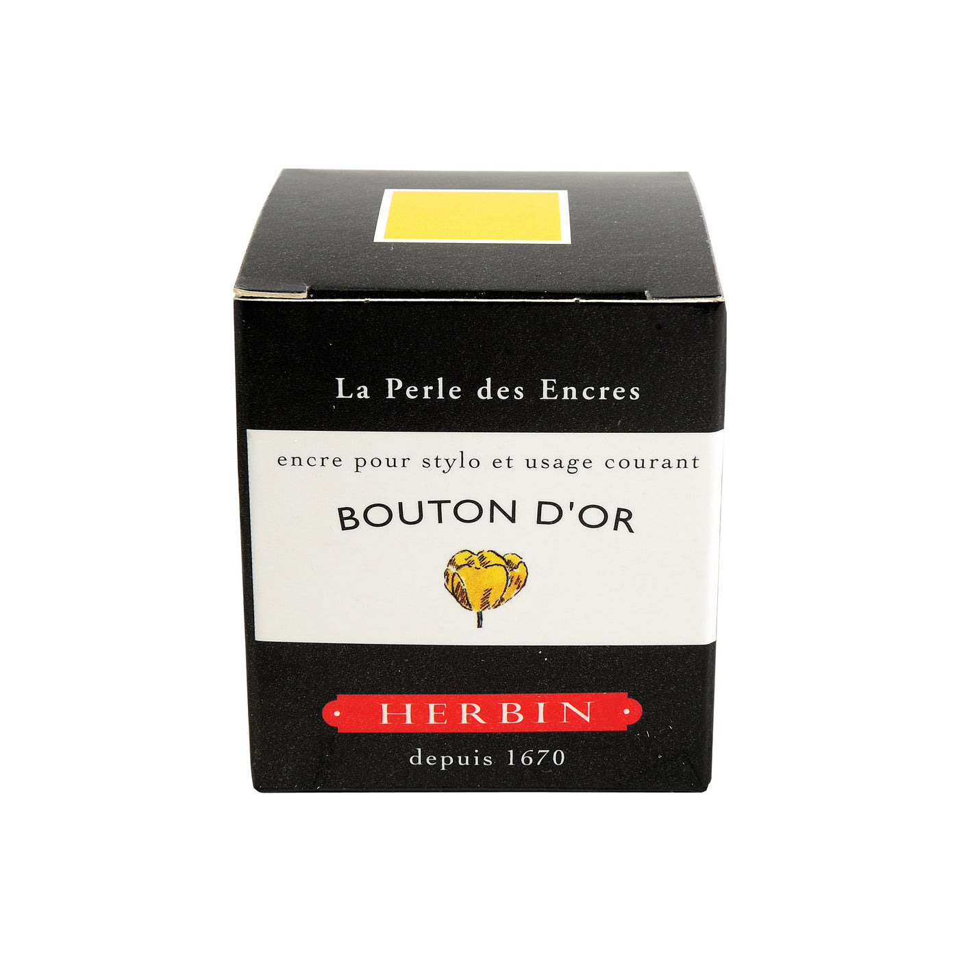 Herbin Ink - Bouton d'Or - 30ml Bottled Ink | Atlas Stationers.