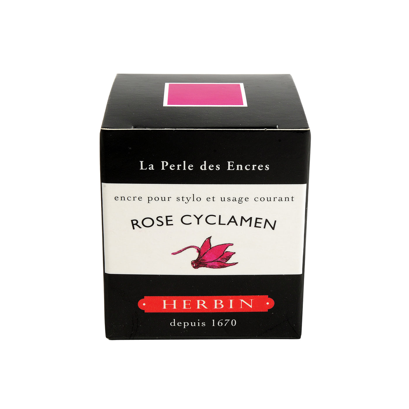 Herbin Ink - Rose Cyclamen - 30ml Bottled Ink | Atlas Stationers.