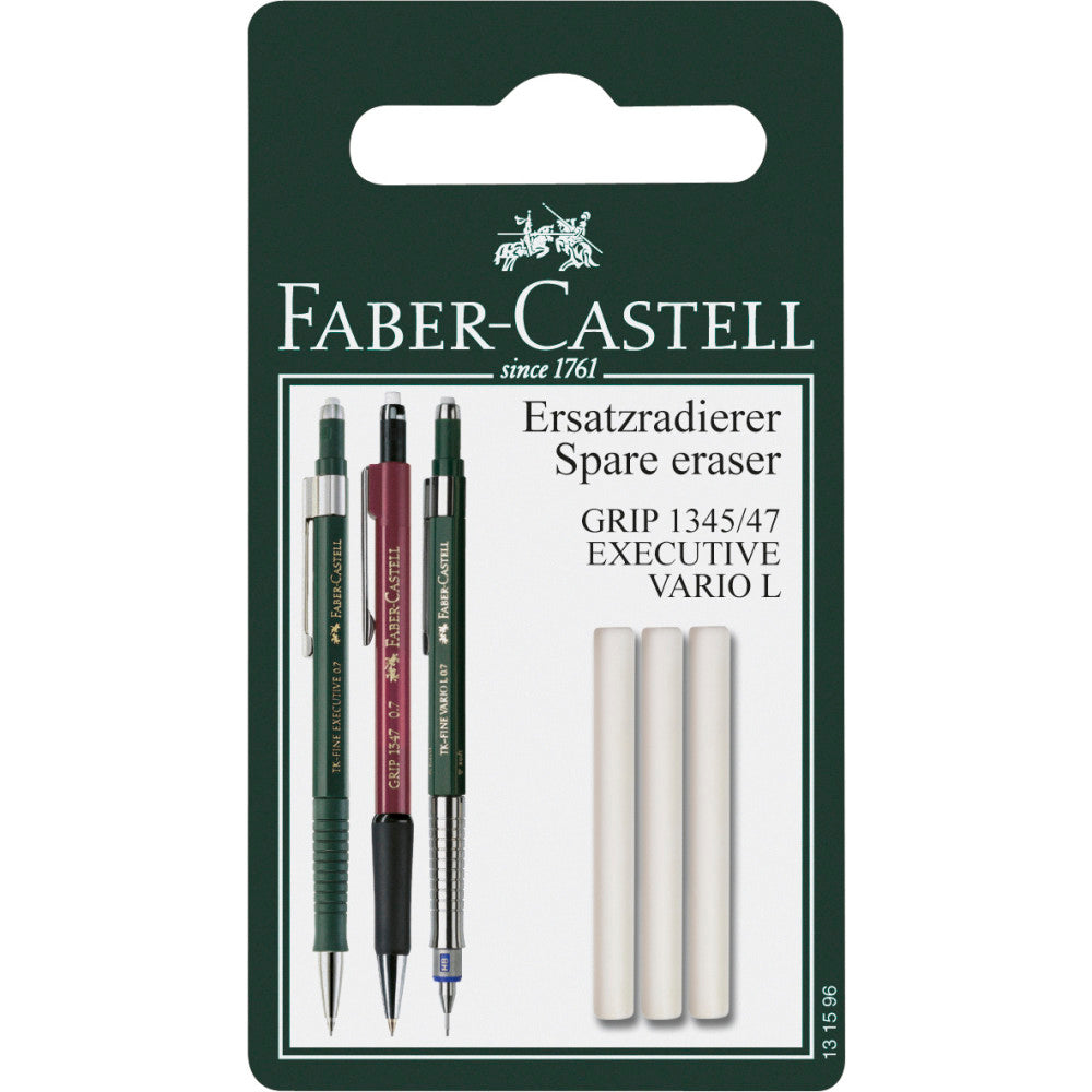 Faber-Castell TK Vario Eraser Refills (3pk) | Atlas Stationers.