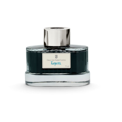 Graf von Faber-Castell - Turquoise - 75ml Bottled Ink | Atlas Stationers.