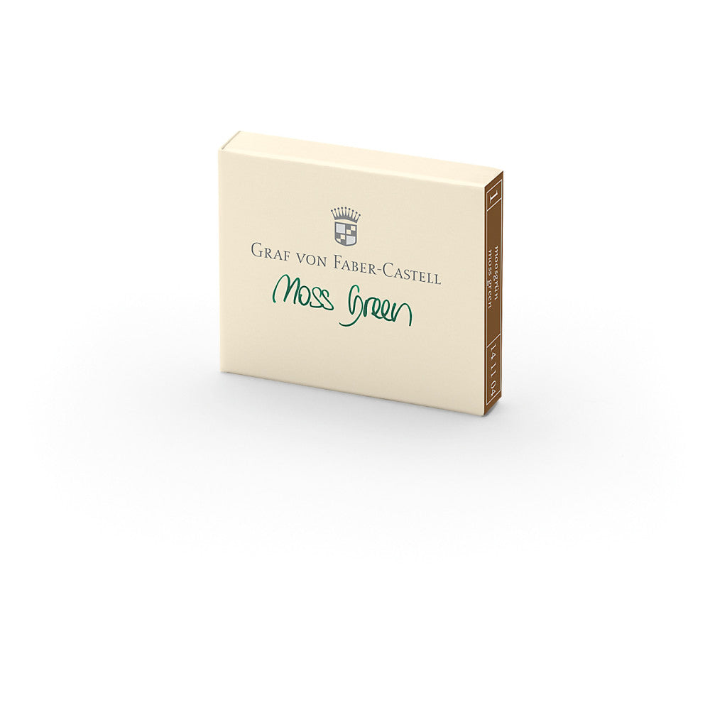 Graf von Faber-Castell Moss Green - Ink Cartridges | Atlas Stationers.