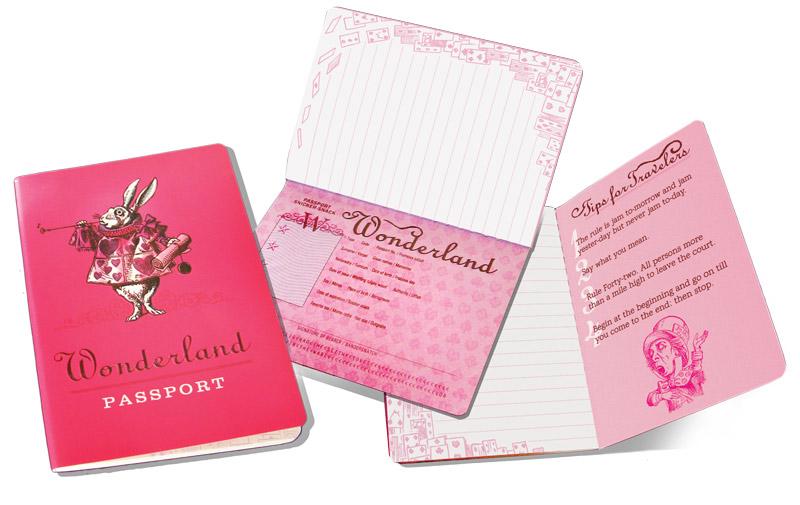 Wonderland Passport Notebook | Atlas Stationers.