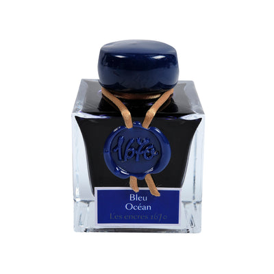 Herbin 1670 Ink - Blue Ocean - 50ml Bottled Ink | Atlas Stationers.