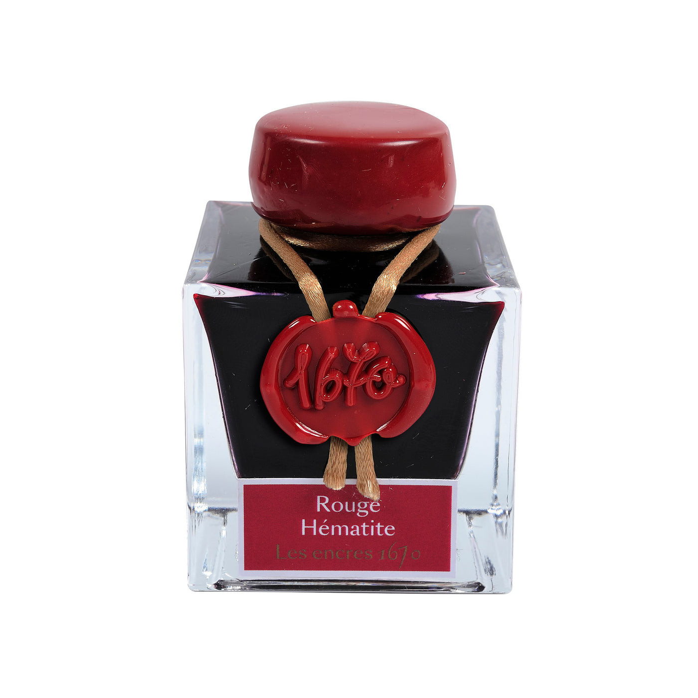 Herbin 1670 Ink - Rouge Hematite - 50ml Bottled Ink | Atlas Stationers.