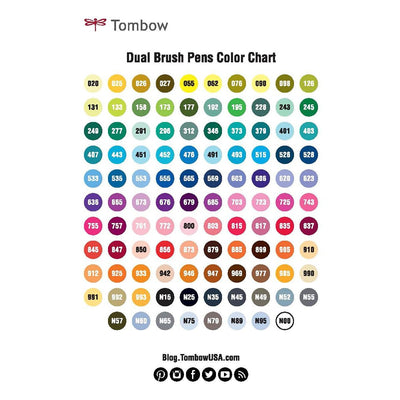 Tombow Dual Brush Marker - Portrait Palette | Atlas Stationers.