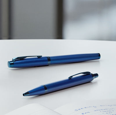 Parker IM Fountain Pen - Monochrome Blue | Atlas Stationers.