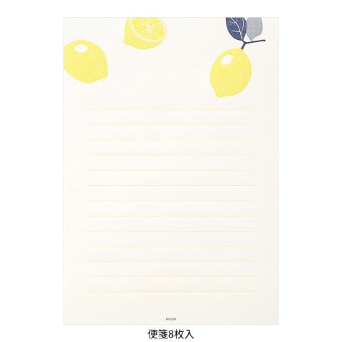 Midori Letterpress Stationery - Lemon | Atlas Stationers.