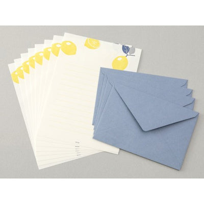 Midori Letterpress Stationery - Lemon | Atlas Stationers.