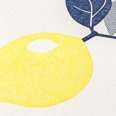 Midori Letterpress Stationery - Lemon | Atlas Stationers.