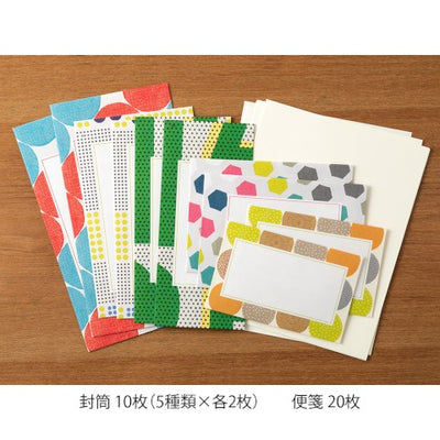 Midori Letter Set - 762 - Assorted | Atlas Stationers.