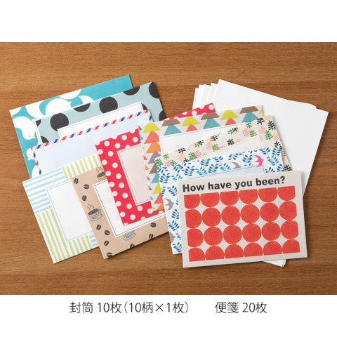 Midori Letter Set - 763 - Assorted | Atlas Stationers.