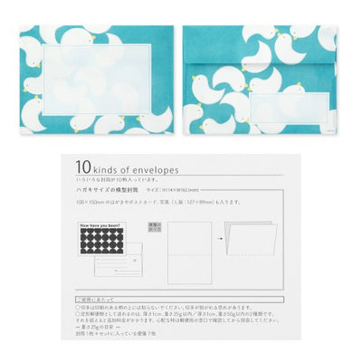 Midori Letter Set - 763 - Assorted | Atlas Stationers.