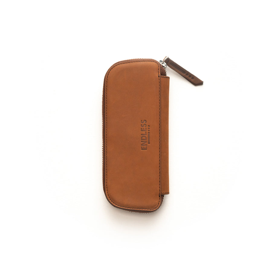 Endless Companion Leather Pen Pouch - 2 pen