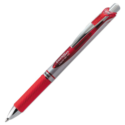 Pentel EnerGel RTX Retractable Gel Pen - Red | Atlas Stationers.