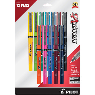 Pilot Precise V5 Rollerball Pens - 12 pack | Atlas Stationers.