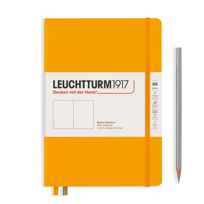 Leuchtturm A5 Hardcover Notebook - Rising Sun -  Plain | Atlas Stationers.