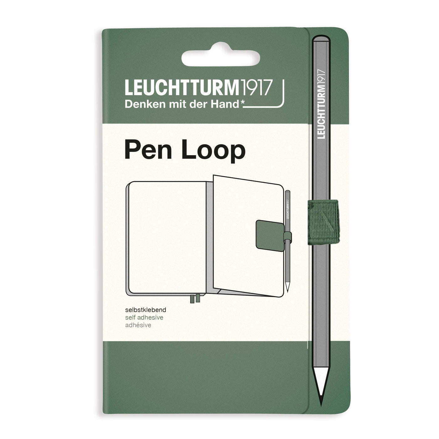 Leuchtturm Pen Loop - Olive | Atlas Stationers.