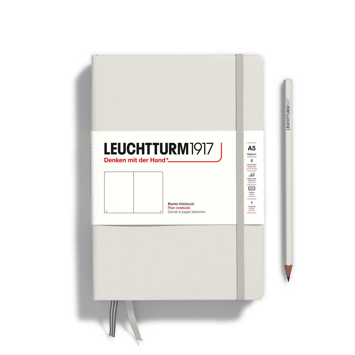 Leuchtturm A5 Hardcover Notebook - Plain