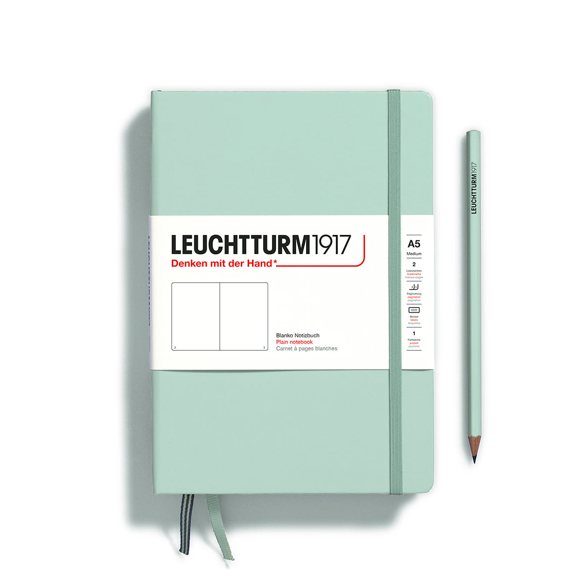 Leuchtturm A5 Hardcover Notebook - Plain