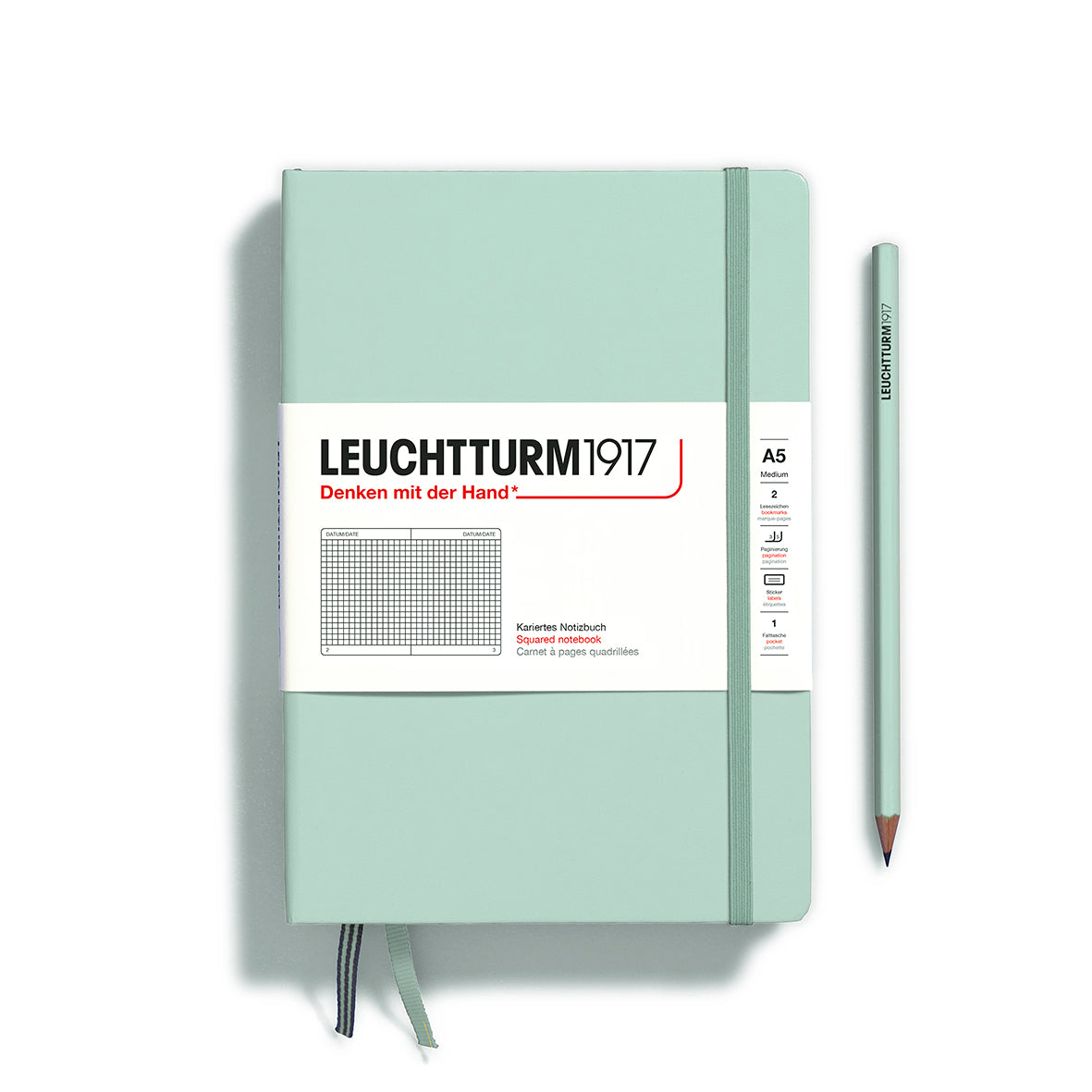 Leuchtturm A5 Hardcover Notebook - Squared