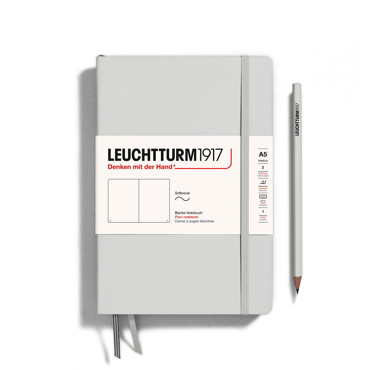 Leuchtturm A5 Softcover Notebook - Plain