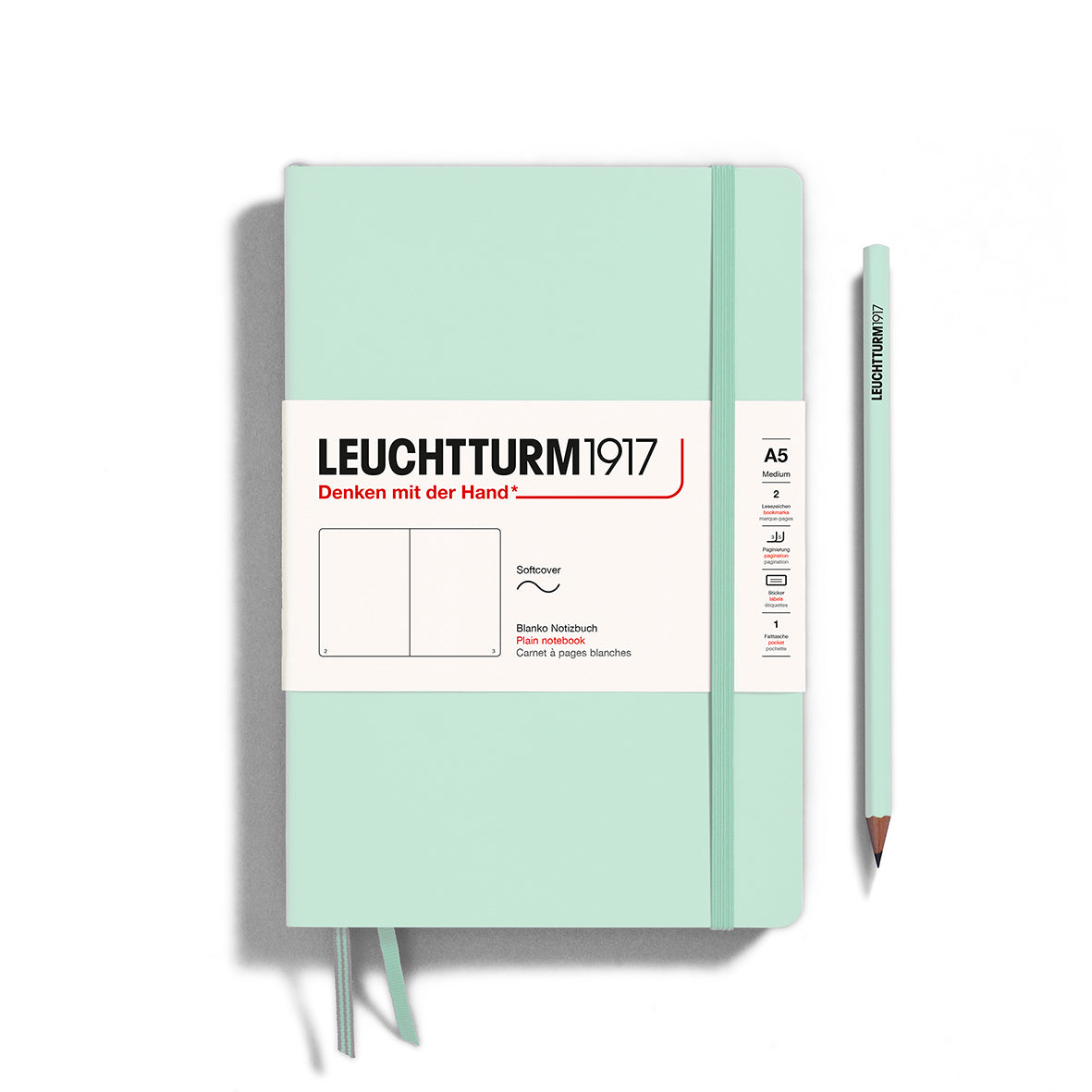 Leuchtturm A5 Softcover Notebook - Plain