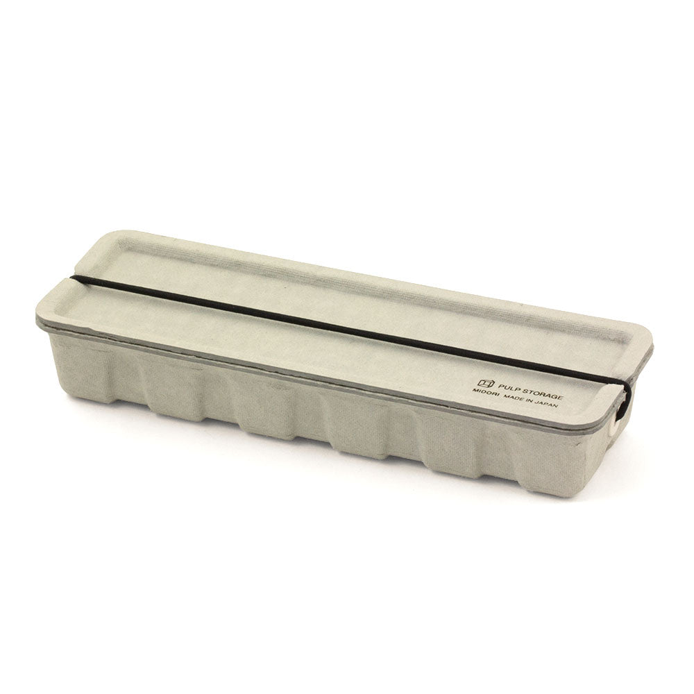 Midori PS Pen Case Pulp Gray | Atlas Stationers.