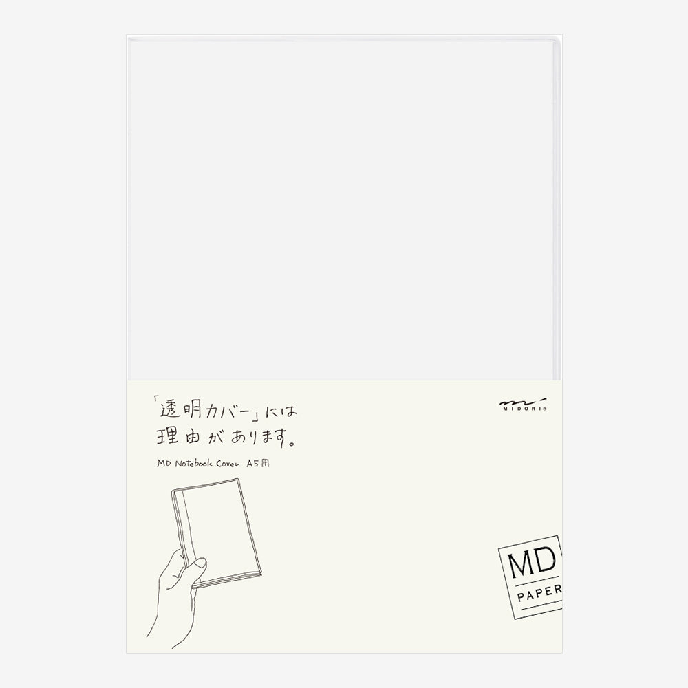 Midori MD Notebook Clear Cover - A5 | Atlas Stationers.