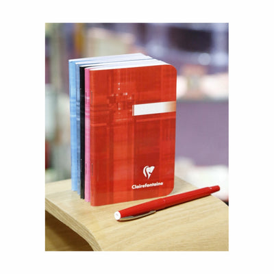 Clairefontaine Staplebound Notebook - Ruled 48 sheets - 3 1/2 x 5 1/2 - Assorted | Atlas Stationers.