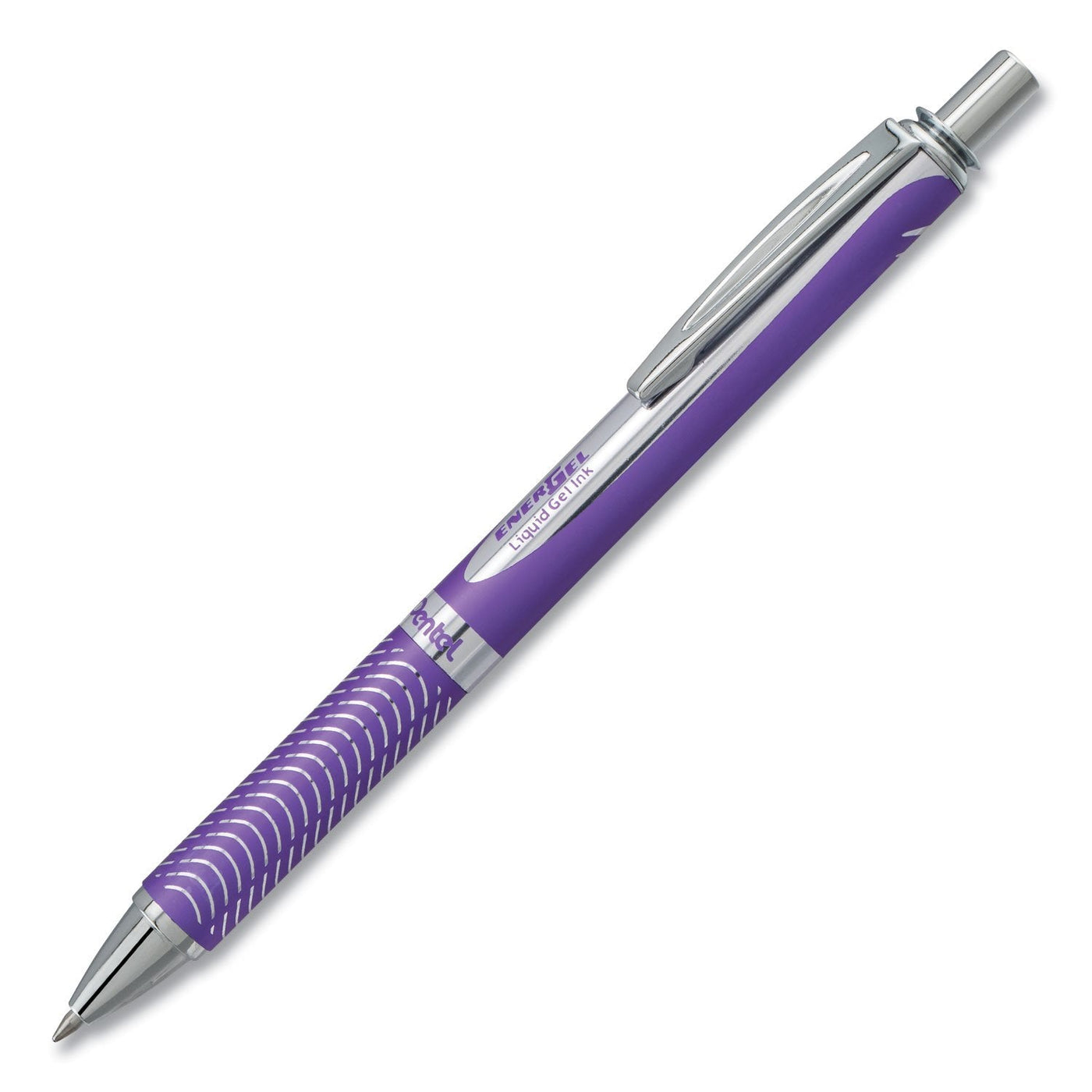 Pentel EnerGel Alloy RT Retractable Gel Pen - Violet | Atlas Stationers.