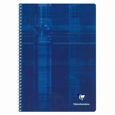 Clairefontaine Wirebound Notebook - French ruled 60 sheets - 6 3/4 x 8 3/4 - Assorted | Atlas Stationers.