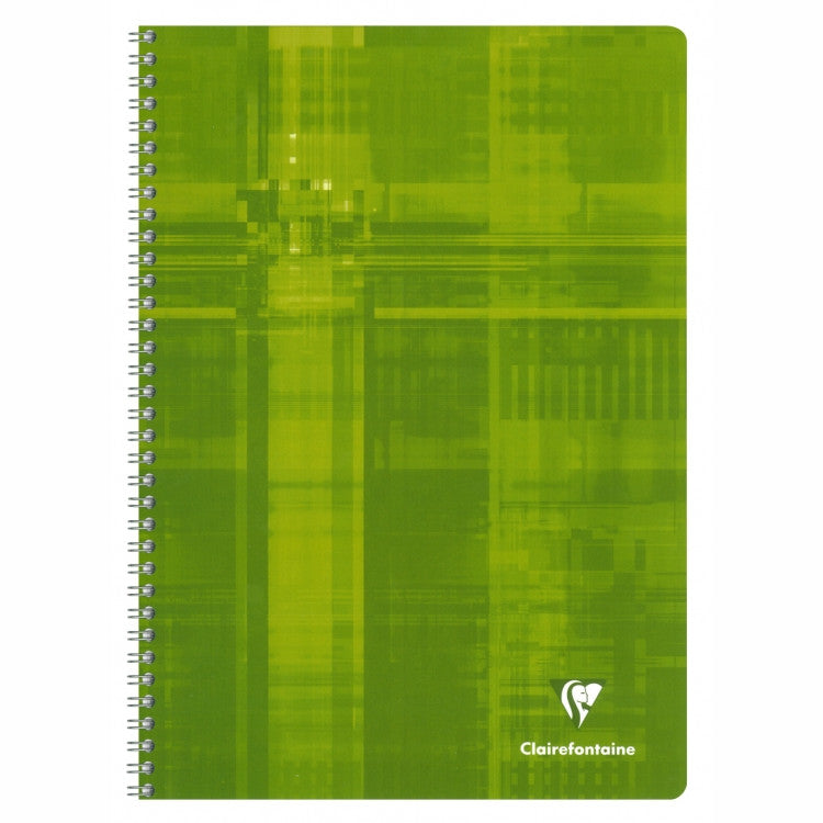 Clairefontaine Wirebound Notebook - French ruled 50 sheets - 8 1/4 x 11 3/4 - Assorted | Atlas Stationers.