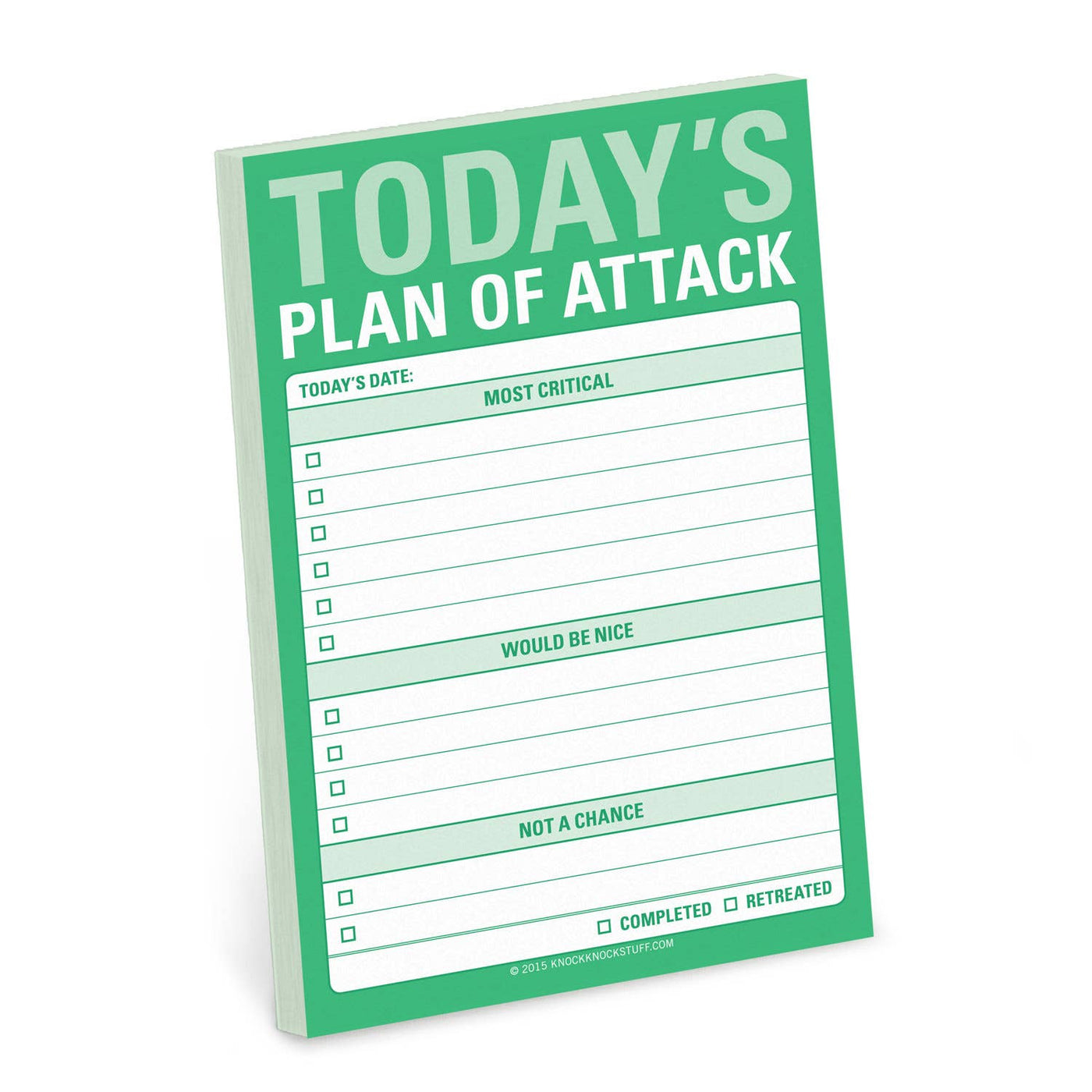 Today's Plan of Attack Great Big Sticky Notes | Atlas Stationers.