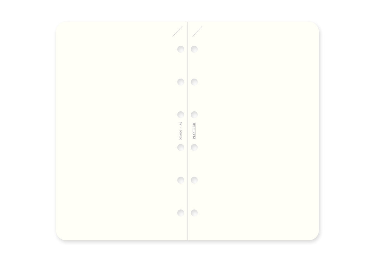 Plotter Refill Memo Pad - Plain - Mini Size