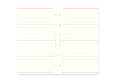 Plotter Refill Memo Pad - Ruled - Mini Size