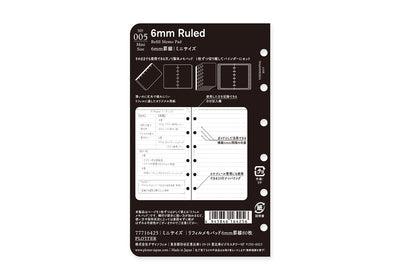 Plotter Refill Memo Pad - Ruled - Mini Size