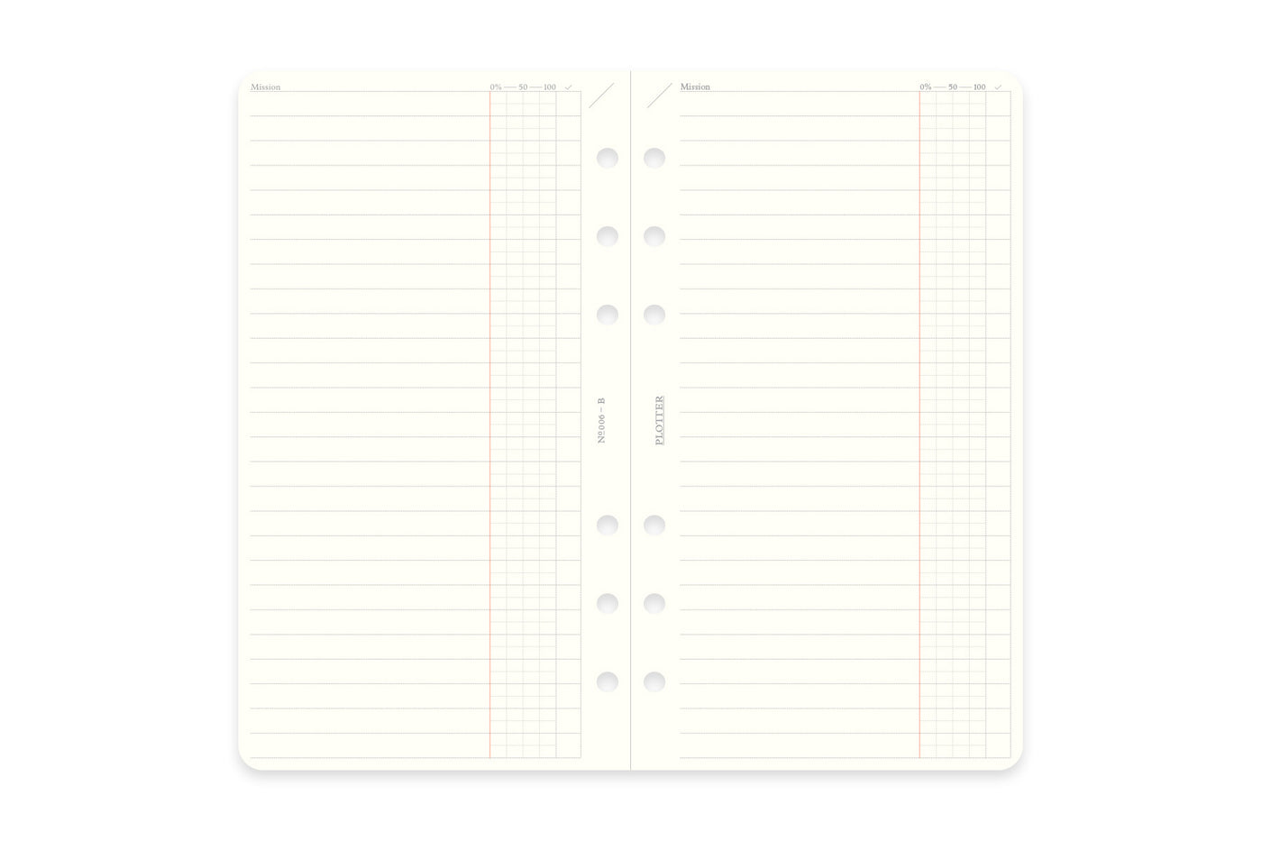 Plotter Refill Memo Pad - To Do List - Bible Size