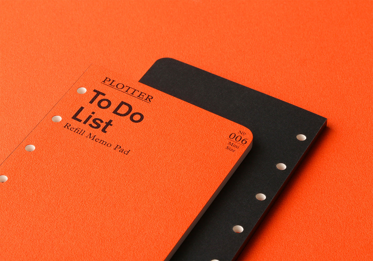 Plotter Refill Memo Pad - To Do List - Mini Size