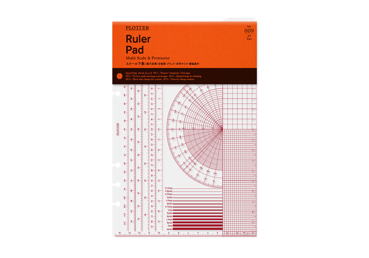 Plotter Ruler Pad - A5 Size