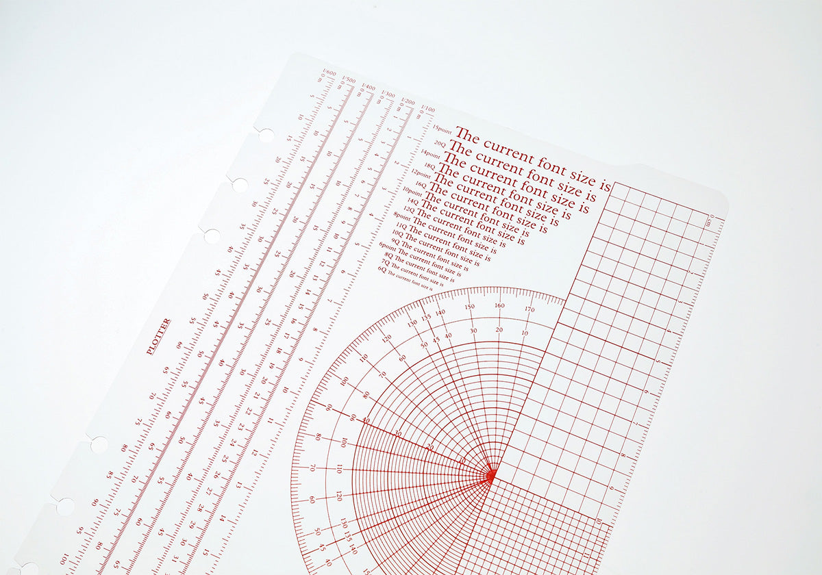 Plotter Ruler Pad - A5 Size