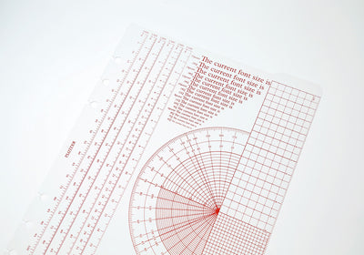 Plotter Ruler Pad - A5 Size