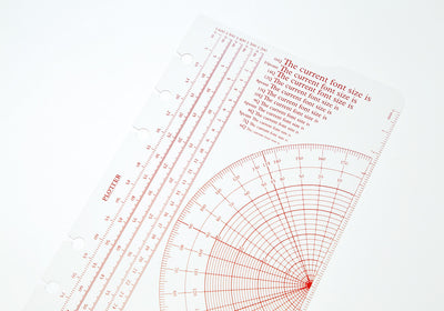 Plotter Ruler Pad - Bible Size