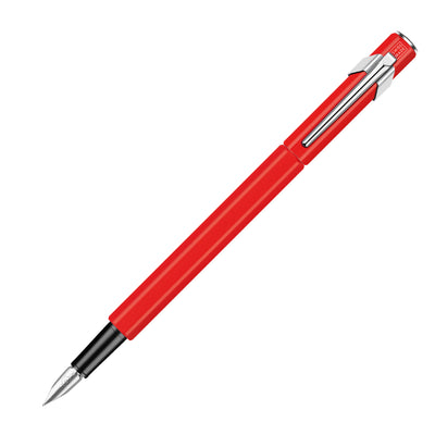 Caran d'Ache 849 Fountain Pen - Red | Atlas Stationers.