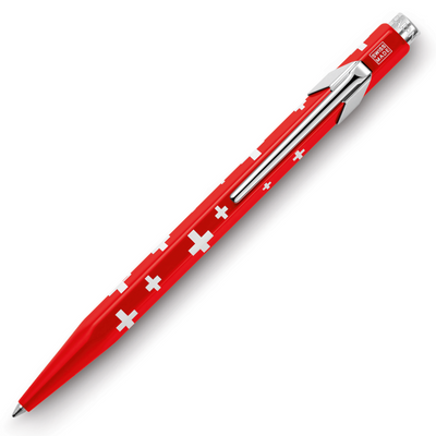 Caran d'Ache 849 Ballpoint Pen - Swiss Flag | Atlas Stationers.