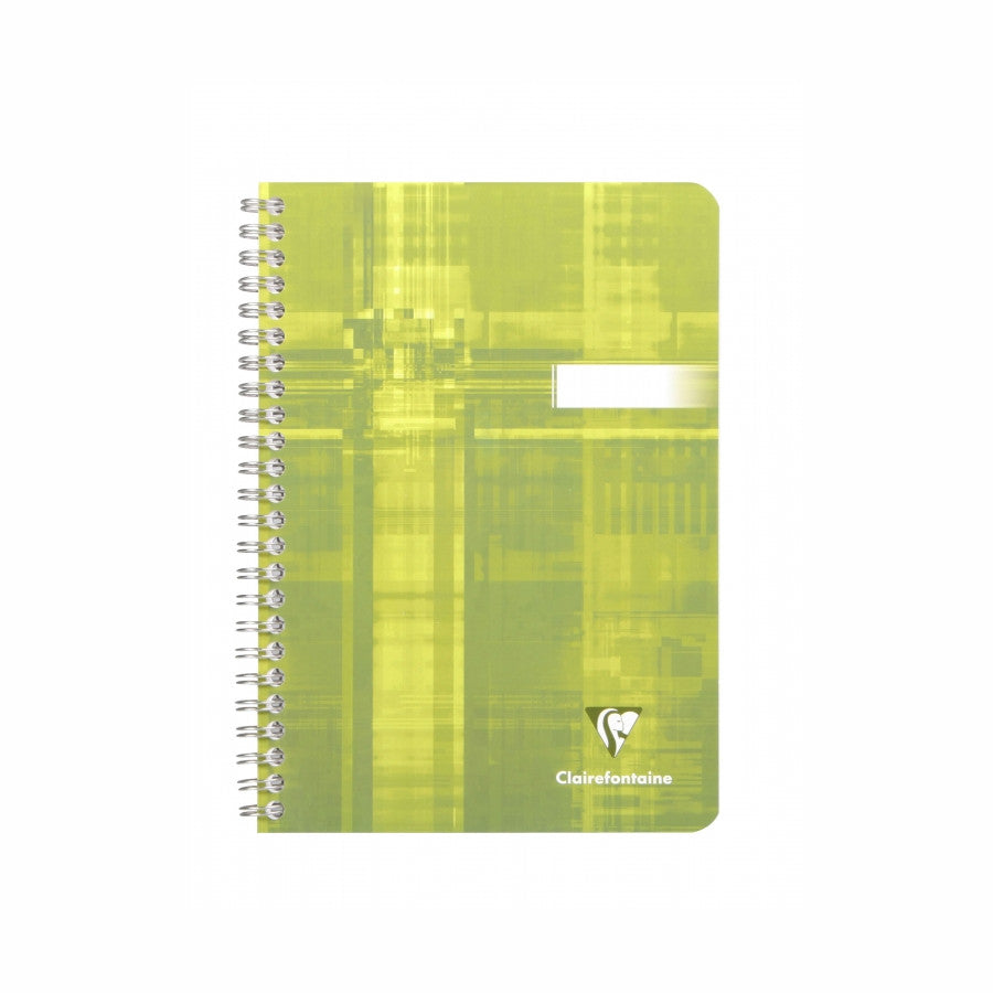 Clairefontaine Wirebound Notebook - Graph 90 sheets - 6 x 8 1/4 - Assorted | Atlas Stationers.