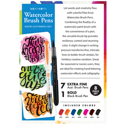 Pilot Enso Watercolor Brush Pens | Atlas Stationers.