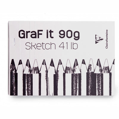 Clairefontaine GraF it Sketch Pads - Blank 80 sheets - 6 x 8 - Assorted | Atlas Stationers.