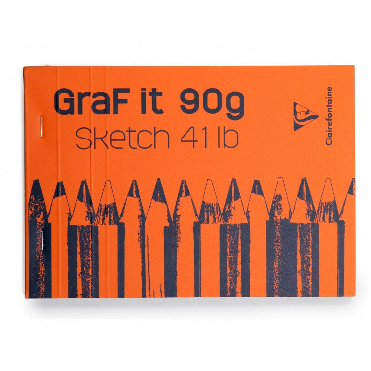 Clairefontaine GraF it Sketch Pads - Blank 80 sheets - 6 x 8 - Assorted | Atlas Stationers.