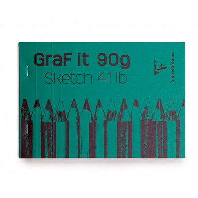 Clairefontaine GraF it Sketch Pads - Blank 80 sheets - 6 x 8 - Assorted | Atlas Stationers.